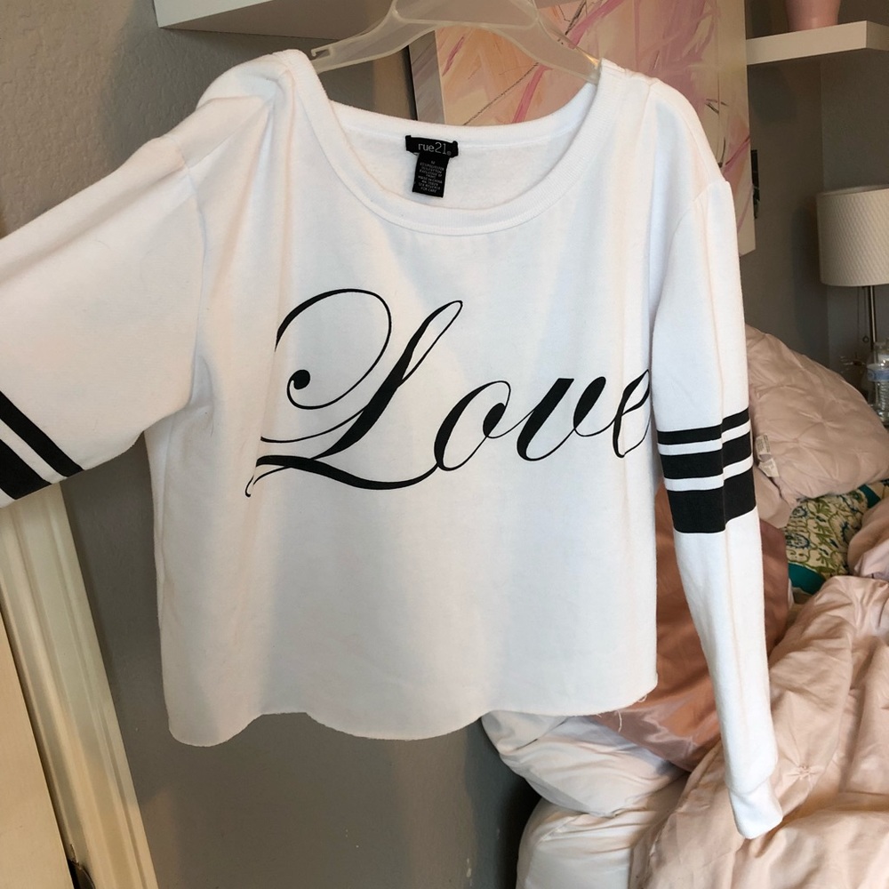Crop top sweater